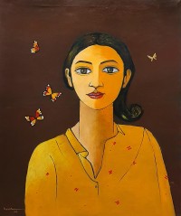 Kausar Bhatti, 24 x 30 Inch, Acrylic on Canvas, Figurative Painting, AC-KSR-005